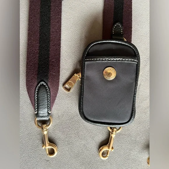 Coach Ellis Shoulder Bag Nylon Crossbody w/ Coin Pouch~NWT~ Black CA205